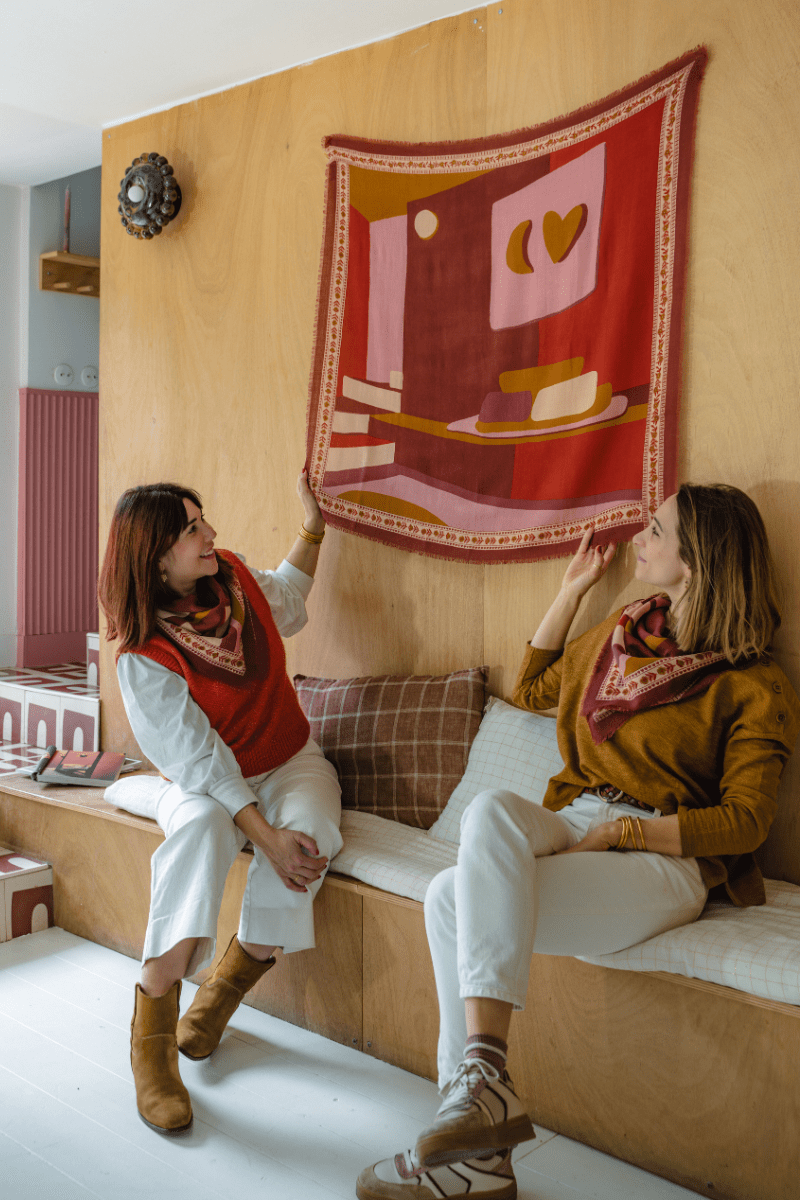 Foulard laine - Boulbar x Juliana - boulbar.fr